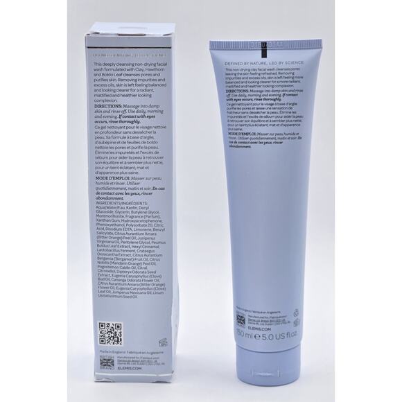 ELEMIS Clarifying Clay Wash Skin Clearing Facial Wash 5.0 oz 99% Full MRSP$49 - Picture 2 of 5
